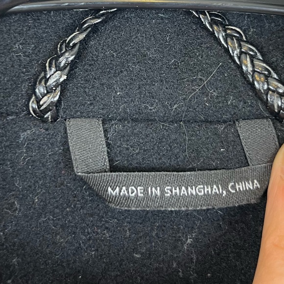 Mackage Wool Fur Winter Jacket Sz M - Picture 7 of 13